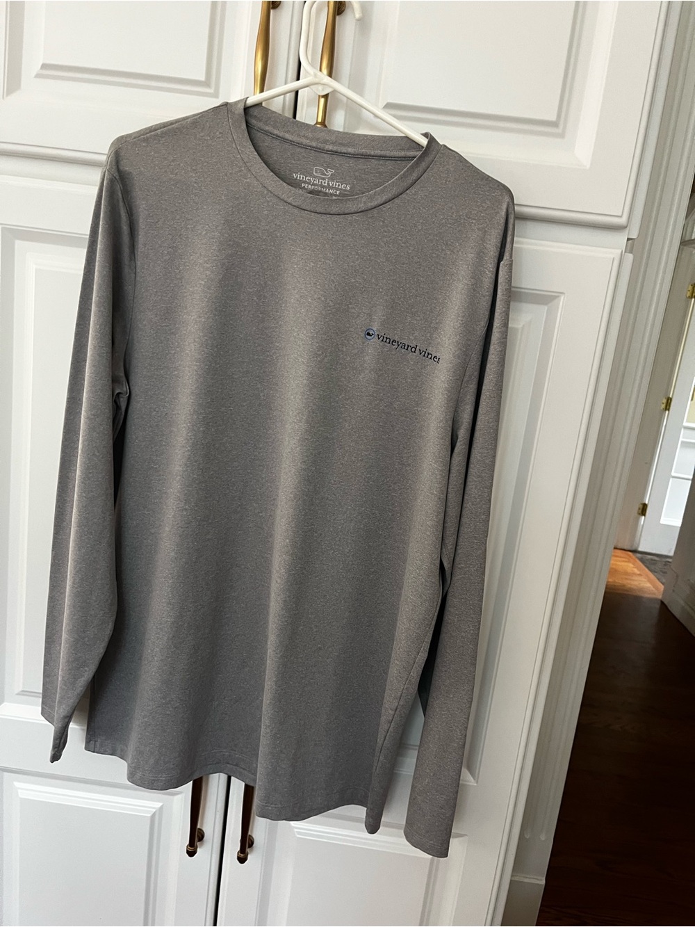 Vineyard Vines Men's Long-Sleeve Tee — Heather Gray